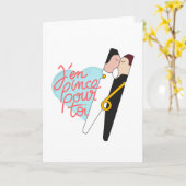 J'en pince pour toi カード (黄色い花)