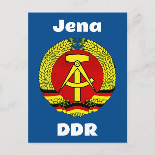 Jena, DDR, Deutsche Demokratische Republik Germany ポストカード (正面)