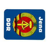 Jena, DDR, Jena, Germany (East German GDR Ossi) マグネット (横)