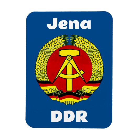 Jena, DDR, Jena, Germany (East German GDR Ossi) マグネット (縦)