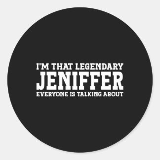 Jeniffer個人名Jeniffer ラウンドシール