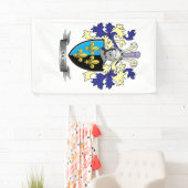 Jenkinsの家紋の紋章付き外衣 横断幕 (インサイチュ)