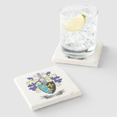 Jenkinsの紋章付き外衣 ストーンコースター (横)