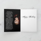 Jenn Martin （ブラックビキニ）誕生日カード カード (内部)