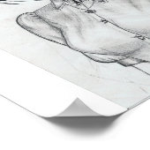 Jennaのアニメスケッチ ポスター (角)