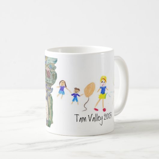 Jennaブラウンのマグ コーヒーマグカップ (正面右)