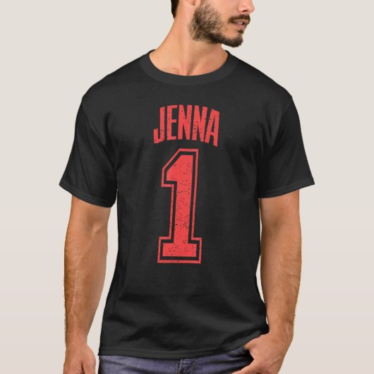Jenna Supporter Number 1最大ファン Tシャツ (正面)