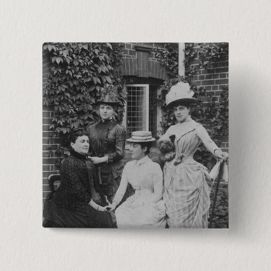 JennieジェロームのランドルフChurchillより遅い女性 缶バッジ (正面)