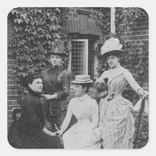 Jennie Jerome, Lady Randolph Churchill スクエアシール (正面)