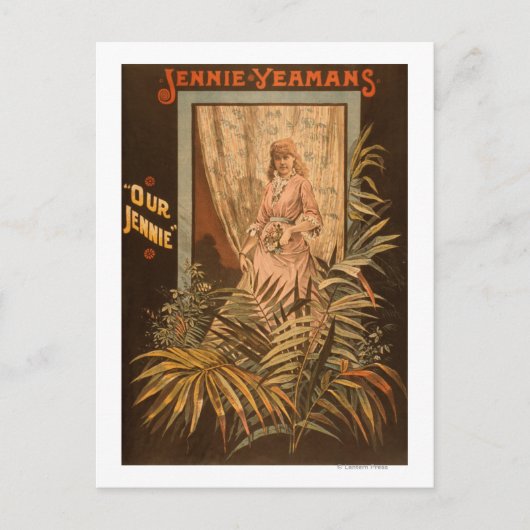 Jennie Yeamans 「Our Jennie」ポスタ遊ー ポストカード (正面)