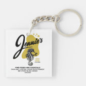 Jennie's Restaurant & Lounge,シカゴ, IL キーホルダー (裏面)