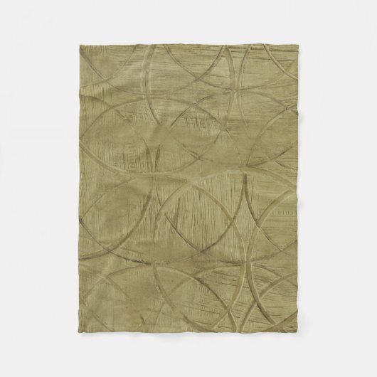 Jennifer 絵画 Goldbergerによるリンク円の詳細 フリースブランケット (正面)