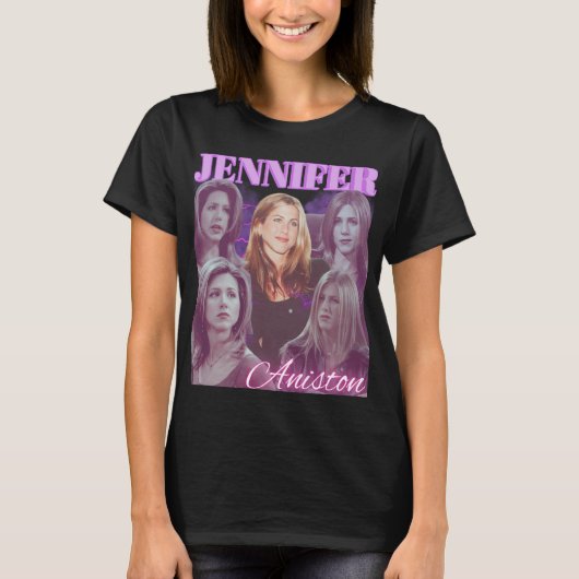Jennifer Aniston Friends Vintage Bootleg Tシャツ (正面)