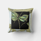 Jennifer Goldberger葉によるドラゴンフライの挿入を持つ クッション (裏面)