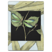 Jennifer Goldberger葉によるドラゴンフライの挿入を持つ クリップボード (裏面)