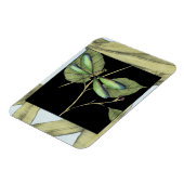 Jennifer Goldberger葉によるドラゴンフライの挿入を持つ マグネット (左側)