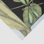 Jennifer Goldberger葉によるドラゴンフライの挿入を持つ 薄葉紙 (詳細)