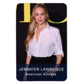 Jennifer Lawrence, American Actor – フォトマグネット マグネット (縦)
