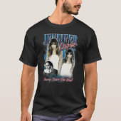 Jennifer Lopez Bootleg Portrait Tシャツ (正面)