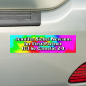 Jennifer Seibel Newsom for first partner - Camelot バンパーステッカー (車上)