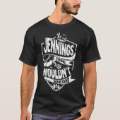 JENNINGSの事だ Tシャツ (正面)
