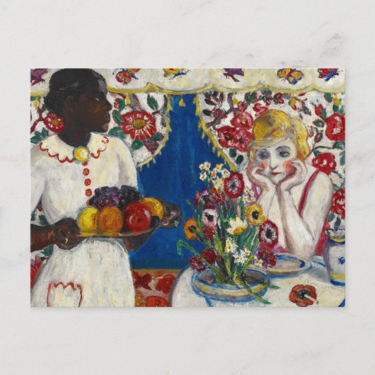 Jenny and Genevieve, 1915 by Florine Stettheimer ポストカード (正面)
