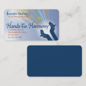 Jenny Bの手から調和カード 名刺 (正面/裏面)