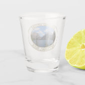 Jenny Lake at Grand Teton National Park in Wyoming ショットグラス (裏面)