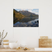 Jenny Lake IIでの反射 ポスター (キッチン)