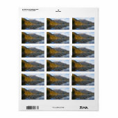 Jenny Lake IIでの反射 ラベル (フルシート)