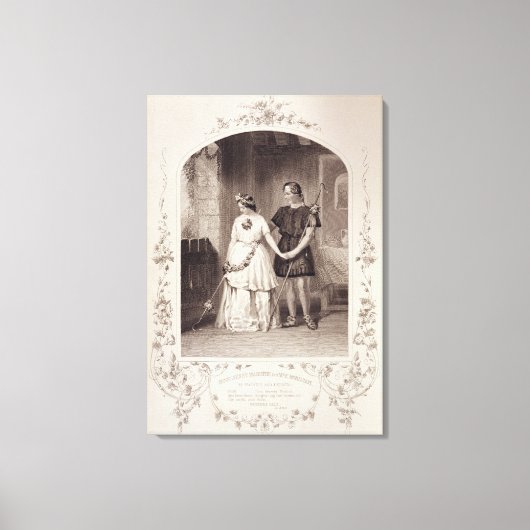 Jenny Marston恋しく思はPerditaとして、F. Robinson a氏 キャンバスプリント (正面)