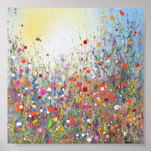 Jenny Moran Artによる素晴らしほぼ真夏のアートプリント ポスター (正面)