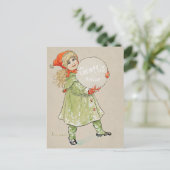 Jenny Nystrem FlickaメドスネボルCC0819 Grattis ポストカード (スタンド正面)