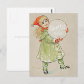 Jenny Nystrem FlickaメドスネボルCC0819 Grattis ポストカード (正面/裏面)