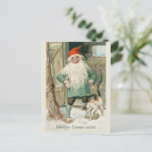 Jenny Nystrlomクリスマスブローニー&cat CC1192 シーズンポストカード (スタンド正面)