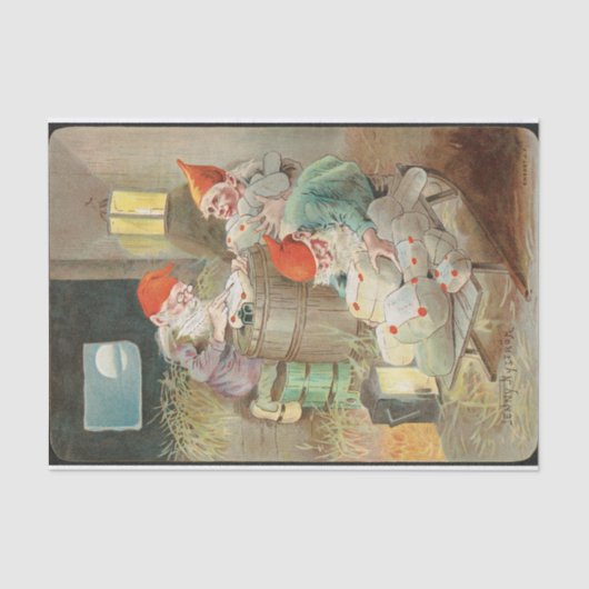 Jenny Nystromによるクリスマスモチーフ 薄葉紙 (正面)