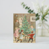 Jenny Nystromのまわりにによってクリスマスツリーを歩く ポストカード (スタンド正面)