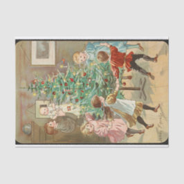 Jenny Nystromのまわりにによってクリスマスツリーを歩く 薄葉紙