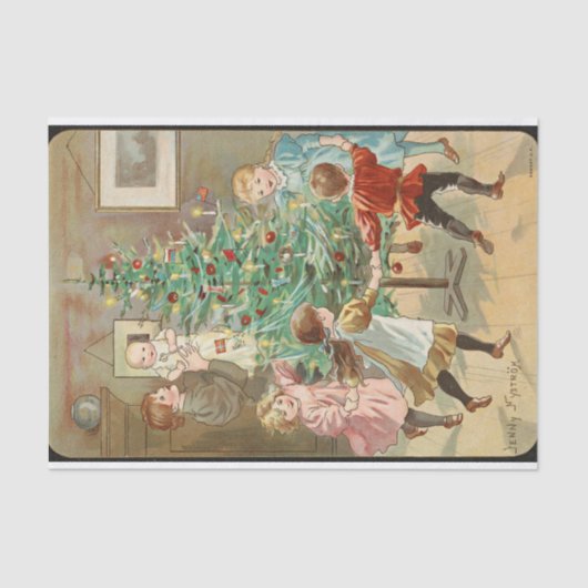 Jenny Nystromのまわりにによってクリスマスツリーを歩く 薄葉紙 (正面)