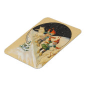 Jenny Nystrom – 古いスカンジナビア – クリスマス マグネット (左側)