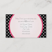 Jennyfer Bussinessカード 名刺 (裏面)