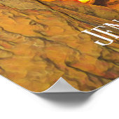 Jenolan Caves limestone caves Australia ポスター (角)