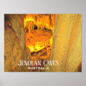 Jenolan Caves limestone caves Australia ポスター (正面)