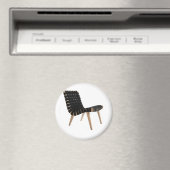 JENS RISOMバイクノールミッドセンチュリーモダンストラップチェア マグネット (インサイチュ (食洗機))