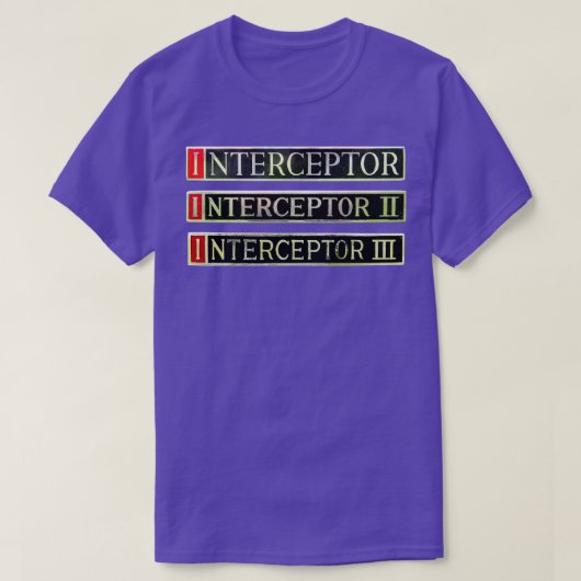 Jensenインターセプター1960s1970sクラシックバッジ Tシャツ (デザイン正面)