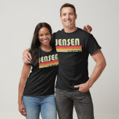 JENSENギフト名パーソナライズされたおもしろいレトロヴィンテージ Tシャツ (ユニセックス)