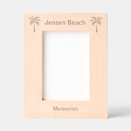 Jensen Beach Florida Laser Engraved frame レーザー彫刻フレーム