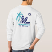 Jensen Beach Florida Surfing T-Shirt Tシャツ (裏面)