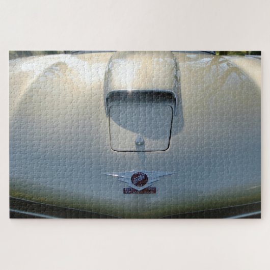 Jensen CV8,ヴィンテージBritish Sports Tour ジグソーパズル (横)