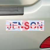 Jenson バンパーステッカー (車上)